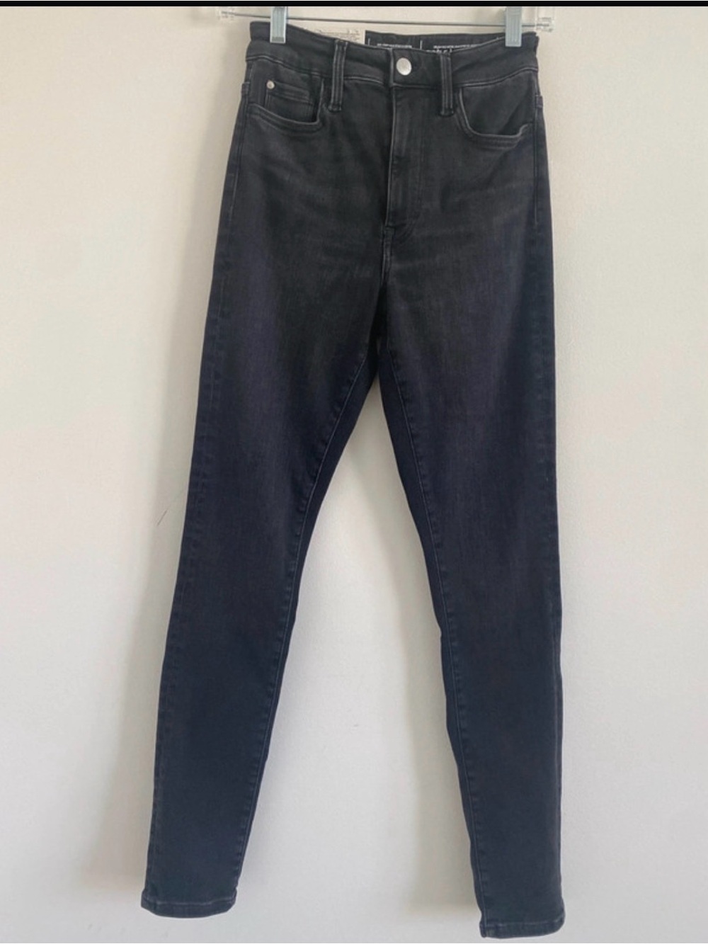 H&M True To You Ultra High-Rise Black Skinny Jeans XS / Waist 24